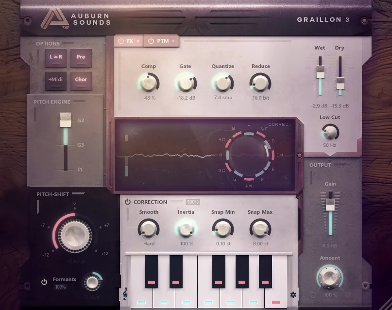 Graillon 3 (Free Edition) interface